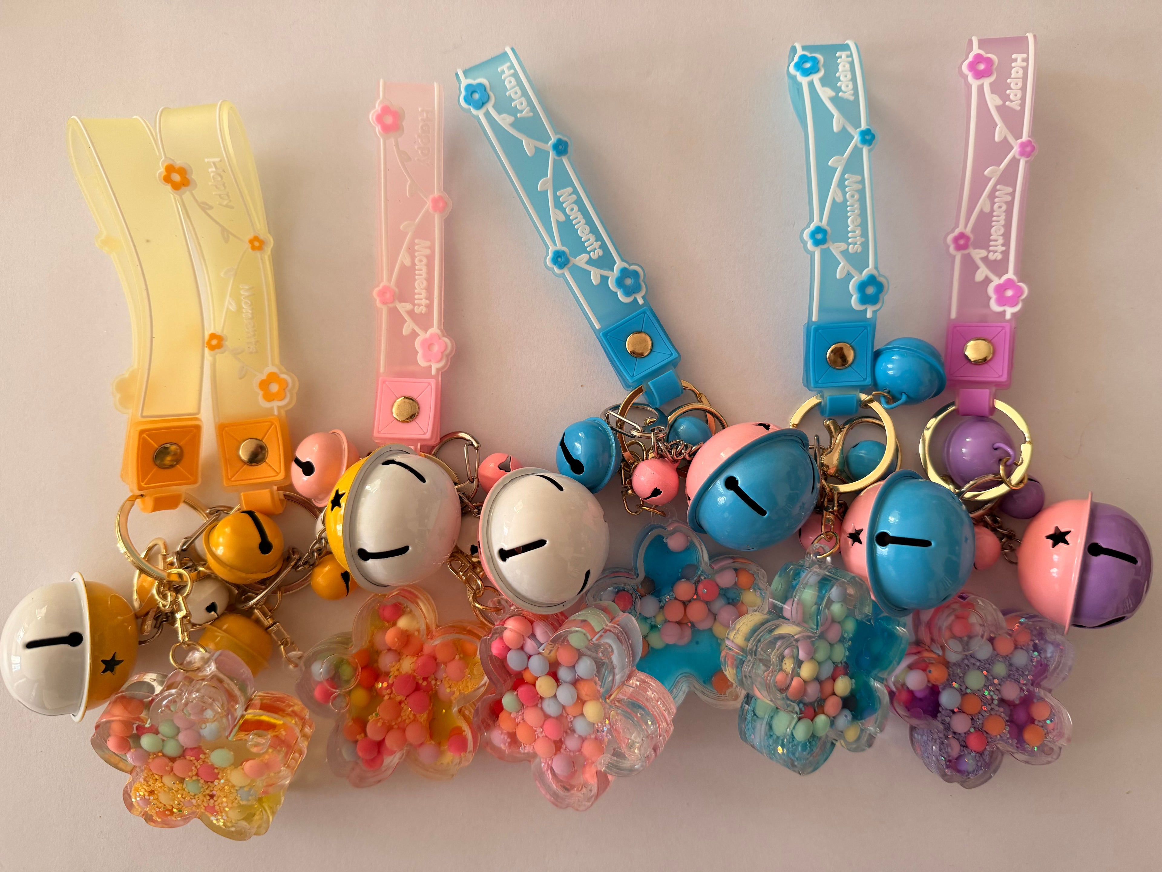 Porte clef grelot étoilé