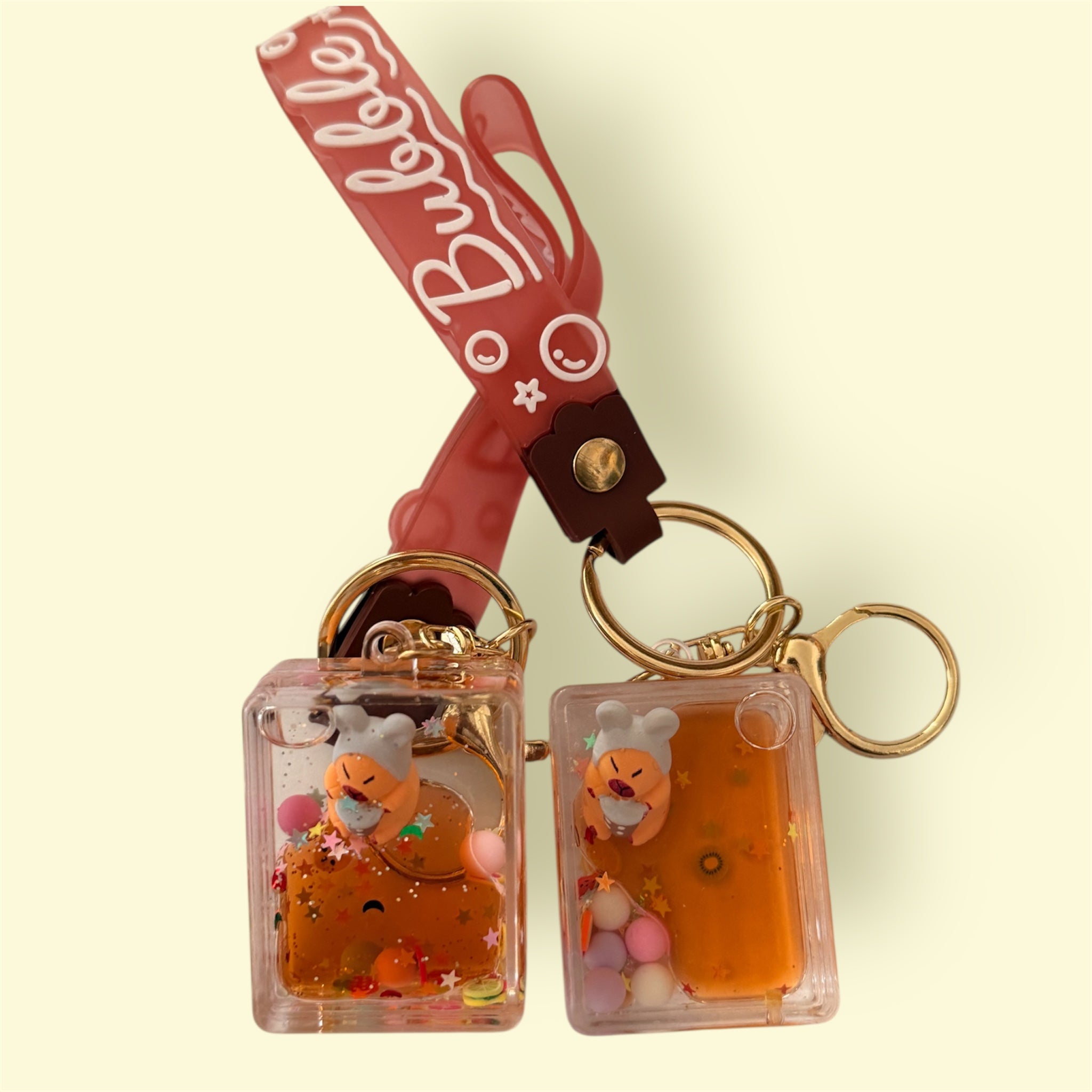 Porte clef carré Capybara